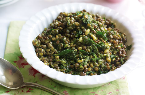 Iron rich and a great source of protein - not to mention cost-effective - this lentil salad is perfect as a side dish or for your lunchbox, particularly if you're looking to add more vegetarian recipes to your repertoire.