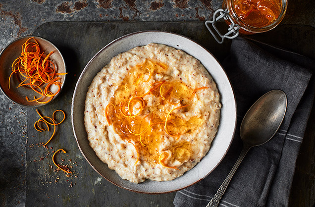 Thursday: 'Marmalade on toast' porridge