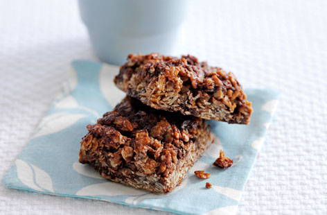 Made with velvety chocolate and peanut butter, these decadent flapjacks are perfect for a special treat