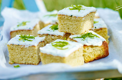 The kids might not be old enough to indulge in a cocktail just yet, but this sweet tray bake recipe – inspired by a classic Mojito – is the next best thing. Vanilla extract and sugar provide all the sweetness you need while lime zest and mint leaves add a refreshing twist.
