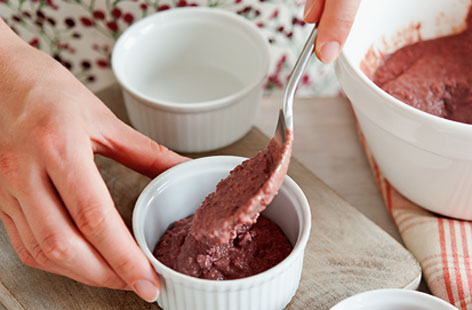 Spoon into ramekins