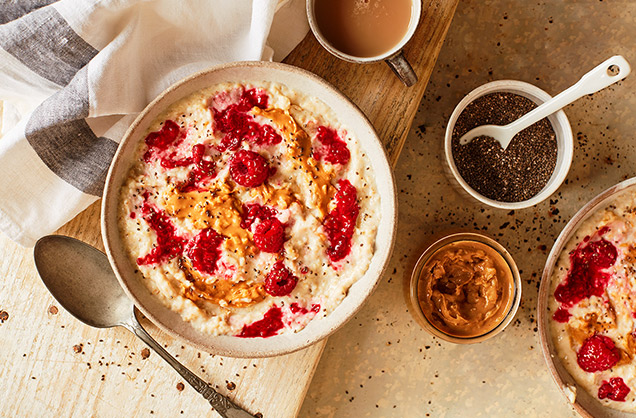 Friday: PBJ porridge
