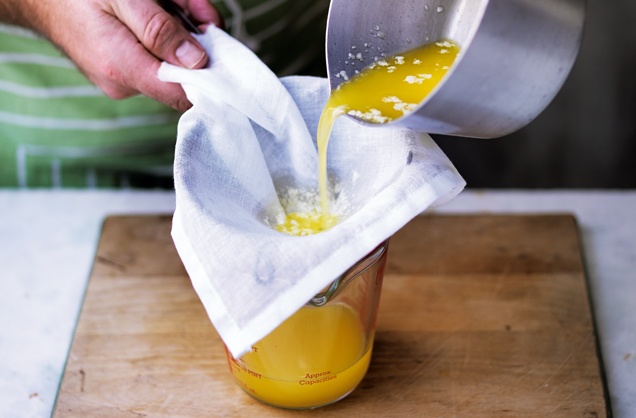 Clarify the butter