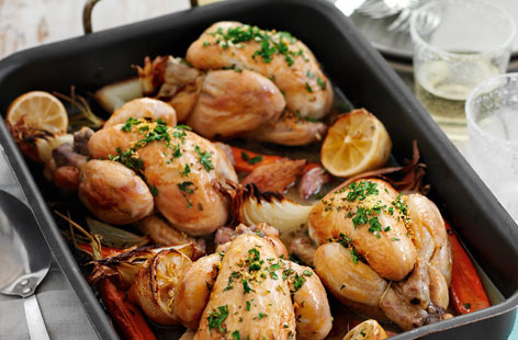 Poussin with lemon recipe