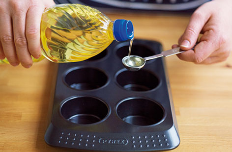Preheat the oil