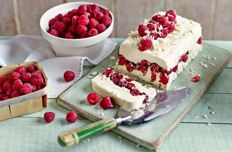 Indulge yourself with the delicious, tangy and sweet raspberry and white chocolate parfait