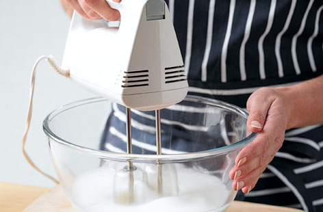 Whisk the eggs