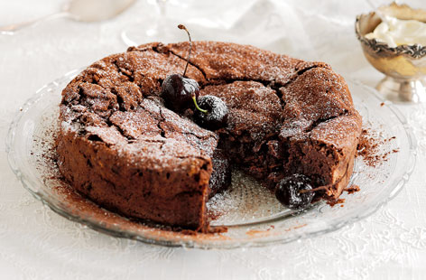 Chocolate and brandied cherry make this the ultimate decadent dessert, perfect for entertaining guests over the festive season. 